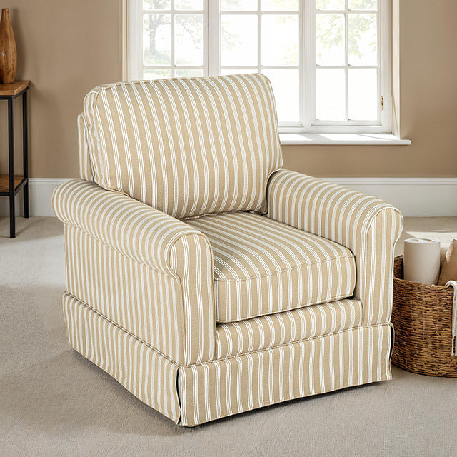Peggy Accent Chair, Brown - view 7