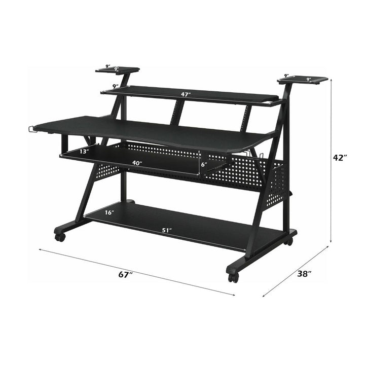 Willow Music Desk – dimensions diagram