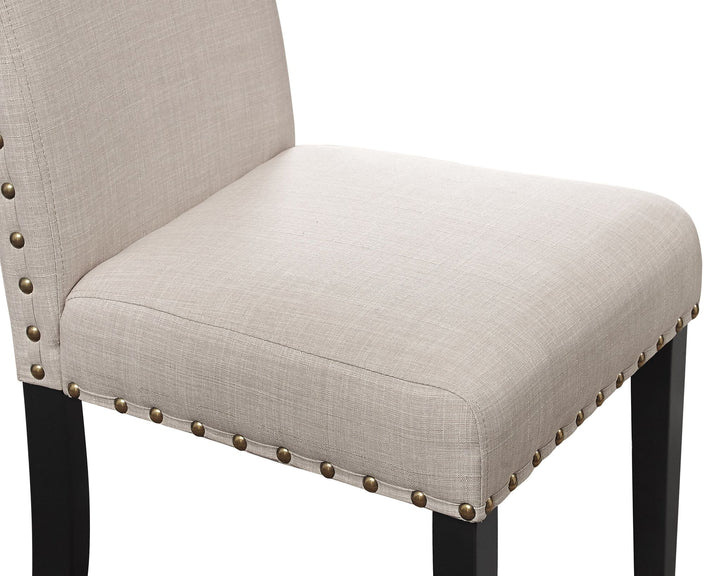 Crispin Natural Beige  Dining Chair- (2/ctn)