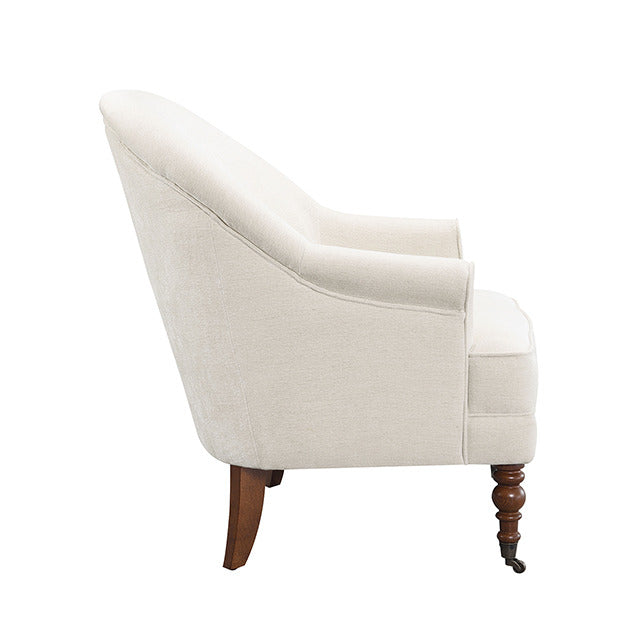 Raelyn Accent Chair, Cotton Fog - view 3