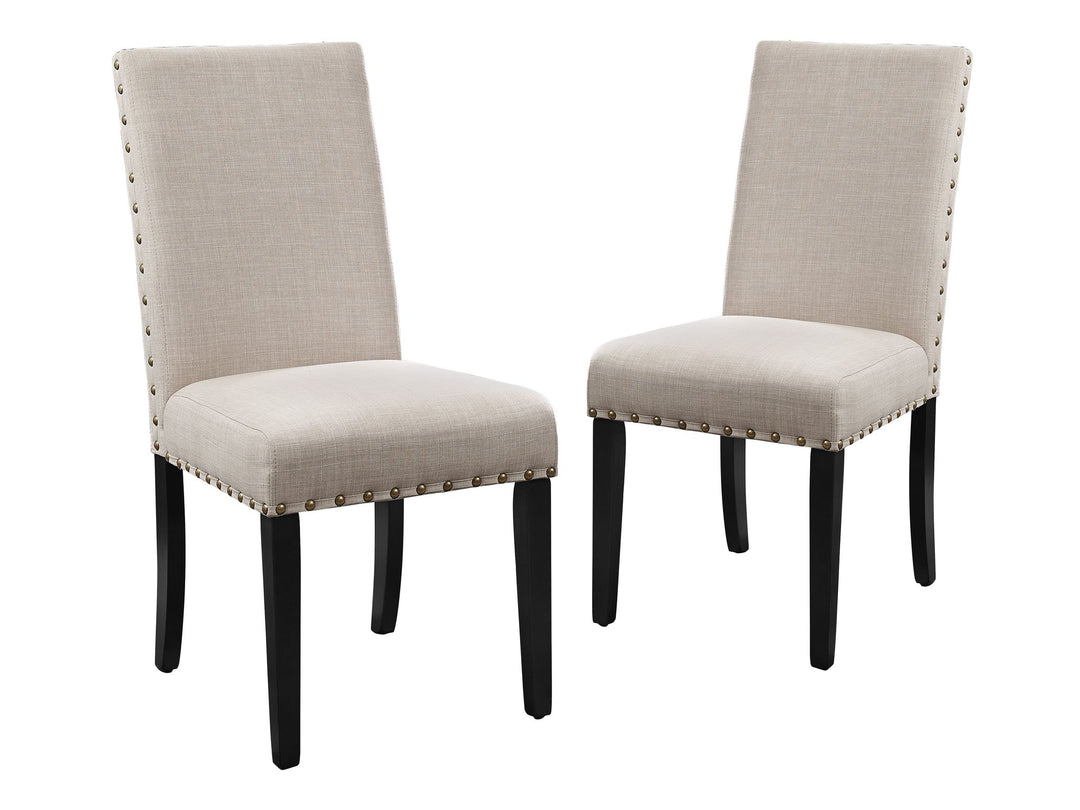Crispin Natural Beige  Dining Chair- (2/ctn)