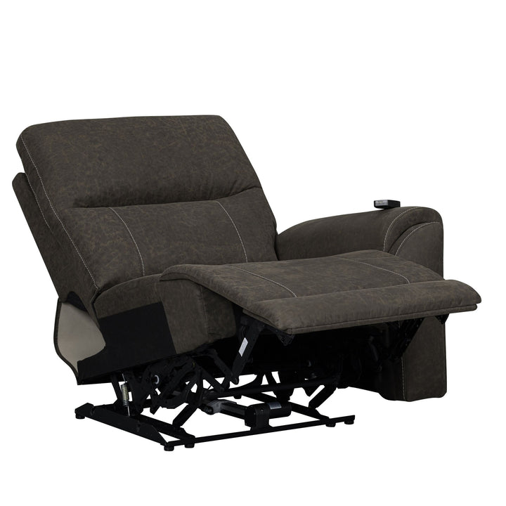 Gaia Raf Recliner W/pwr Hr,fr,massage, Heat-Sable