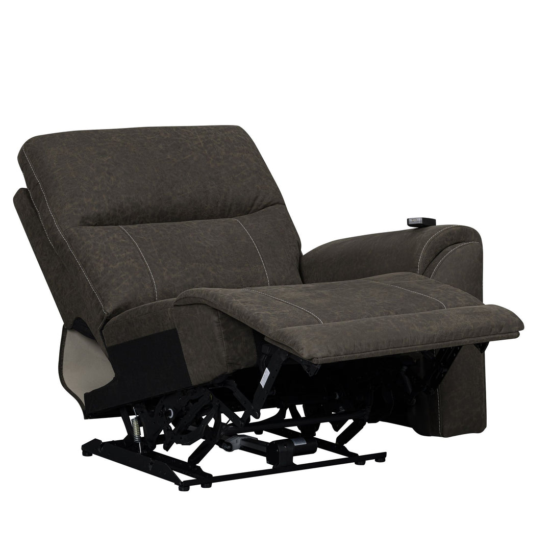 Gaia Raf Recliner W/pwr Hr,fr,massage, Heat-Sable