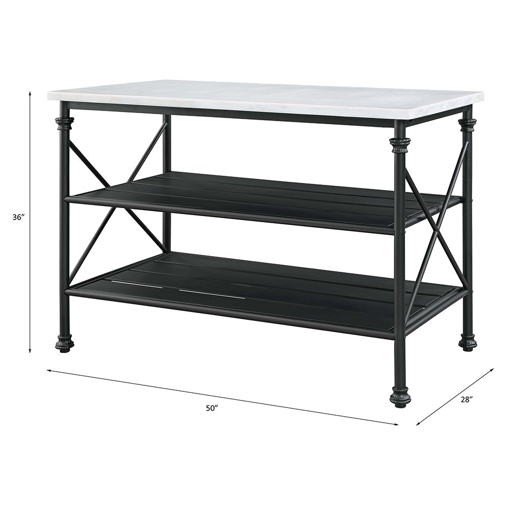 Brahm Kitchen Island – line drawing
