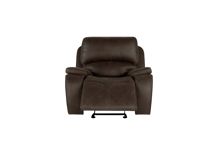 Brookings Glider Recliner W/pwr Hr &amp; Fr-Brown