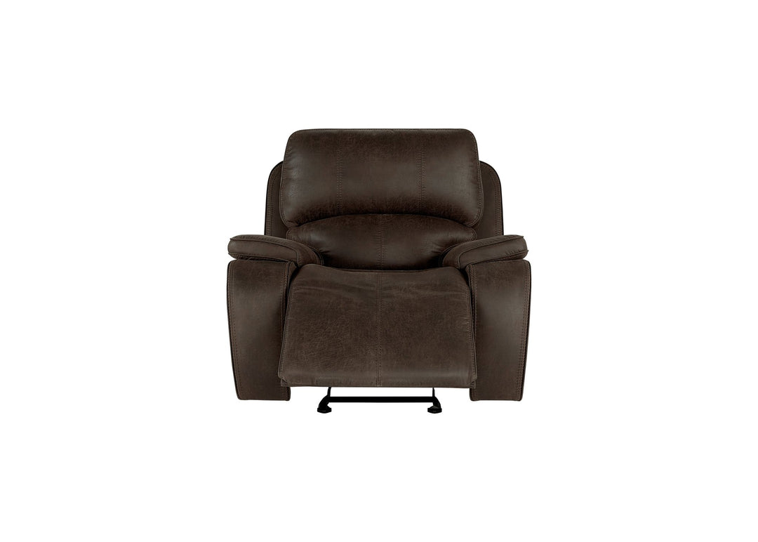 Brookings Glider Recliner W/pwr Hr & Fr-Brown