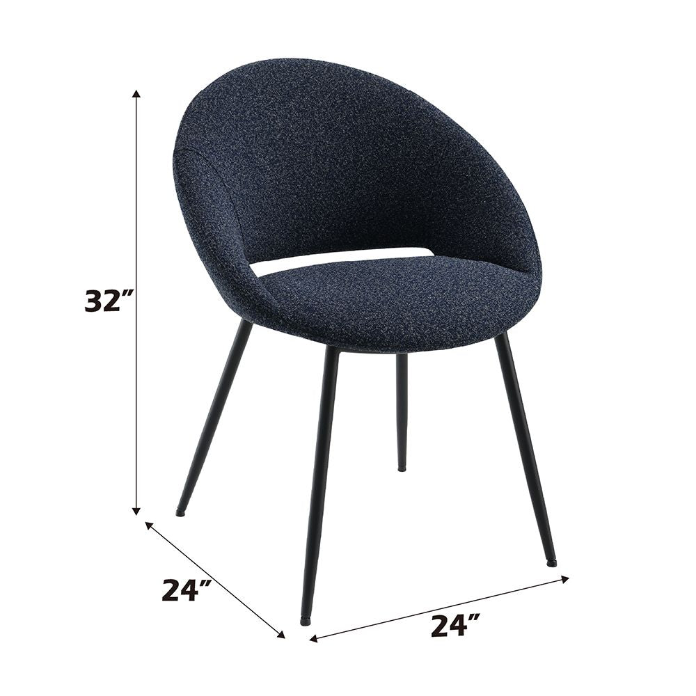 Klaus Side Chair (Set-2) – dimensions diagram