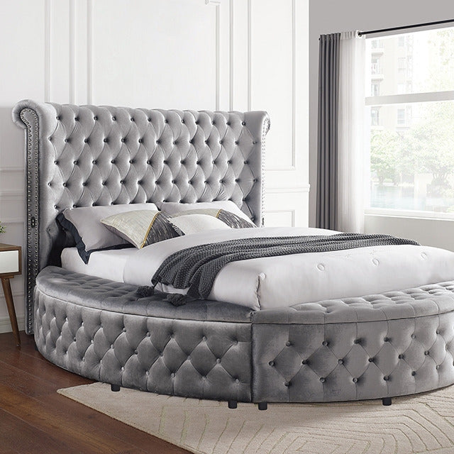 Sansom 4 Pc Queen Bedroom Set, Gray