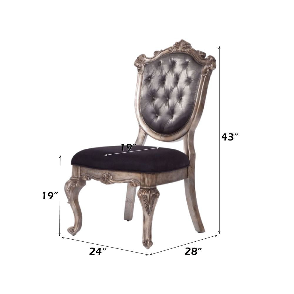 Chantelle Side Chair (Set-2) – dimensions diagram