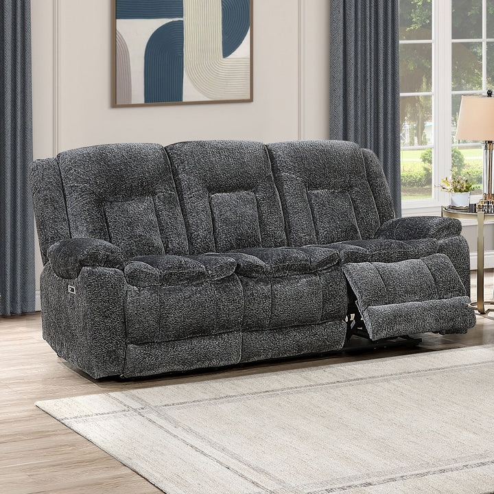 Stanwick Reclining Sofa W/pwr Fr-Gray