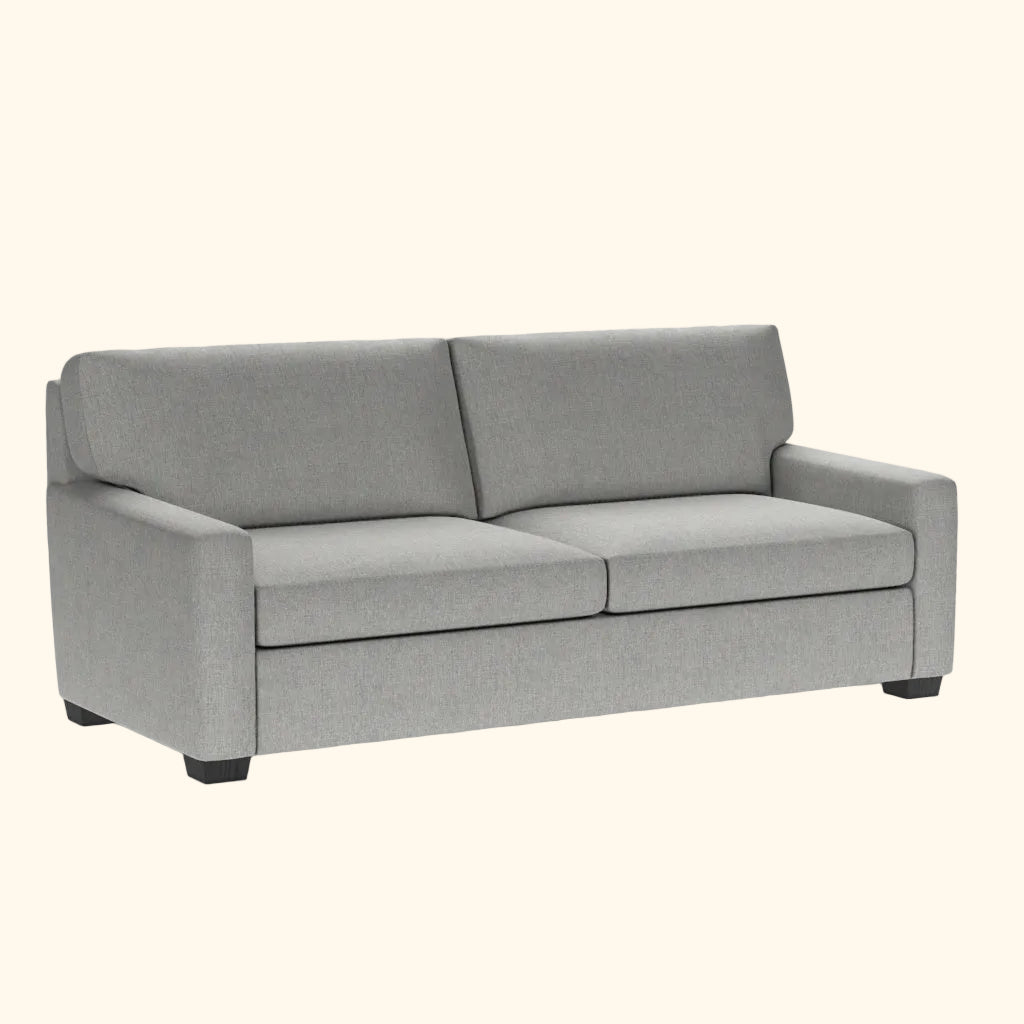 American Leather Carson Upholstered Track Arm Loveseat