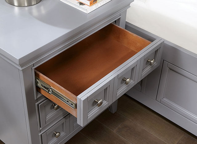 Castlile Night Stand, Gray - view 4