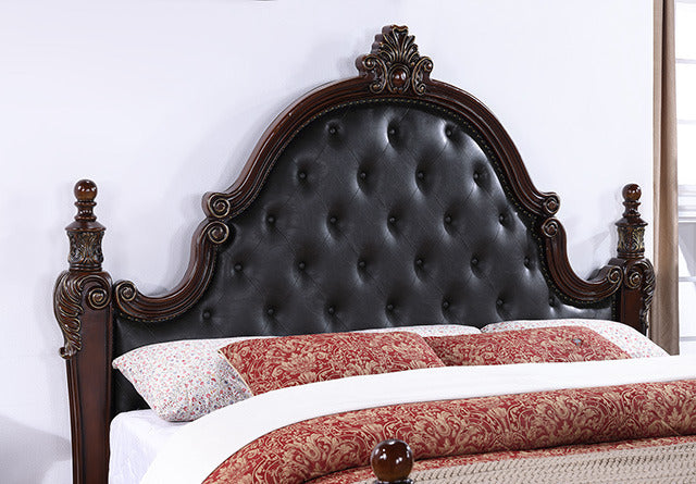 Cremona Bed, Dark Cherry - view 3
