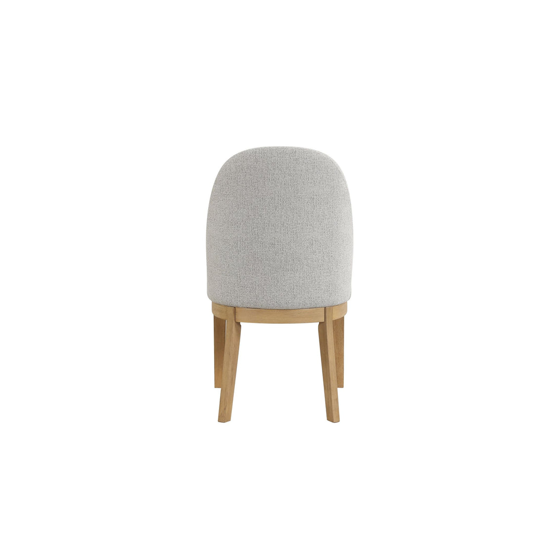 Essence Upholstered Curved Back Chair-Natural