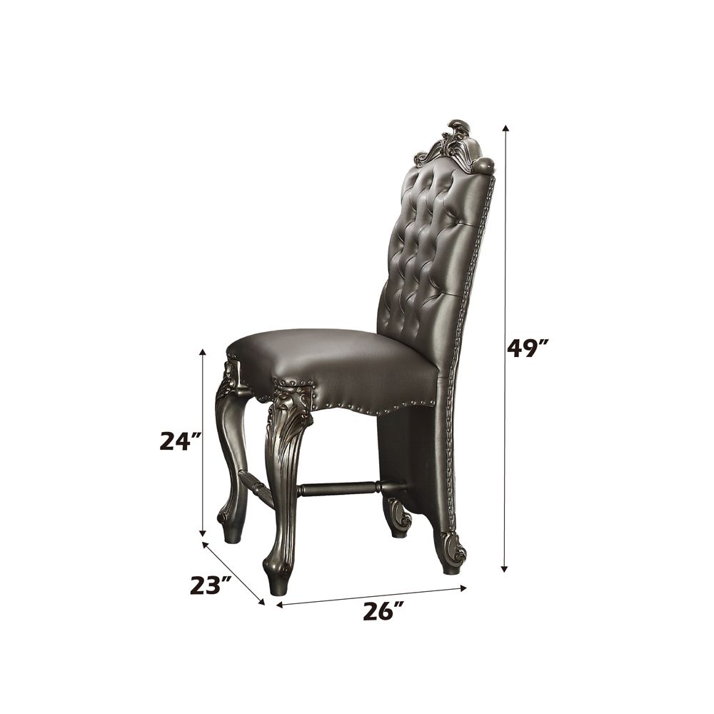 Versailles Counter Height Chair (Set-2) – dimensions diagram