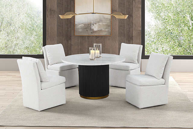Varde Round Dining Marble Table - view 2