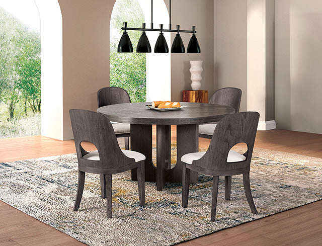 Sterling West Round Dining Table, Ash Gray - view 2