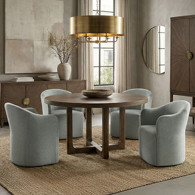 Clarksburg 5 Pc. Dining Table Set, Walnut - view 4
