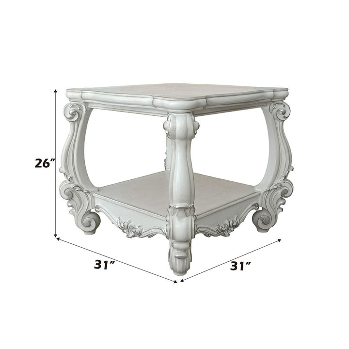 Versailles End Table – dimensions diagram
