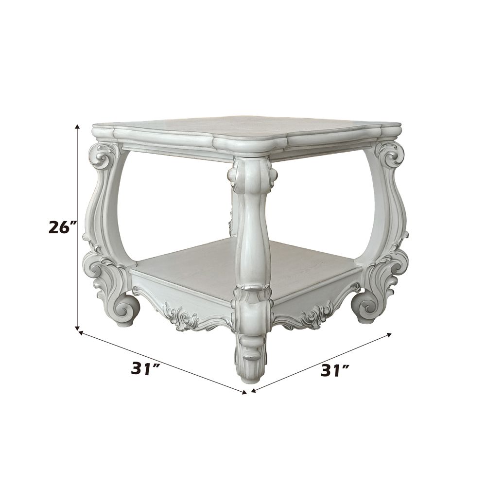 Versailles End Table – dimensions diagram