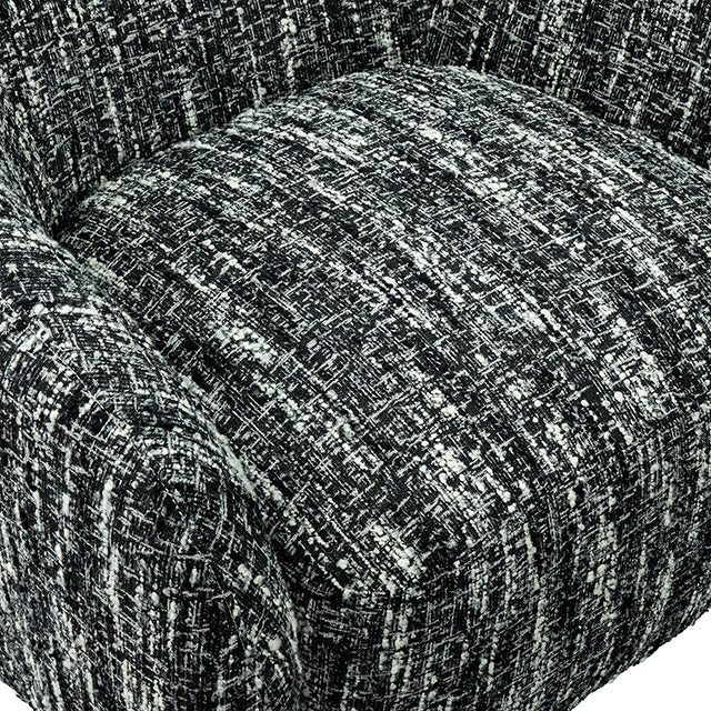 Pyrena Swivel Chair, Black - view 6