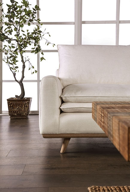 Monthey Sofa, Oak/Linen White - view 6