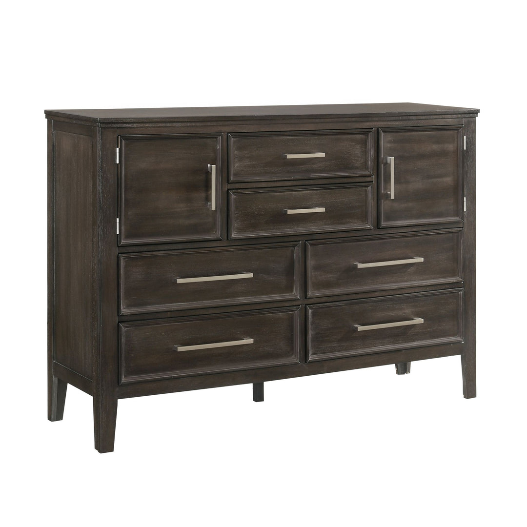 Andover 60" Dresser W/doors-Nutmeg