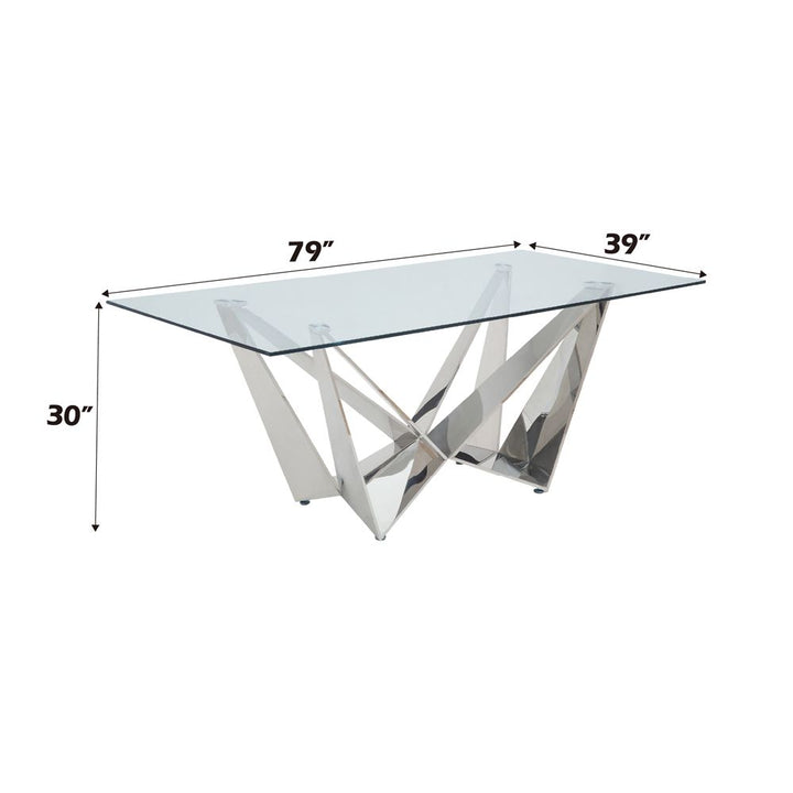 Dekel Dining Table – dimensions diagram