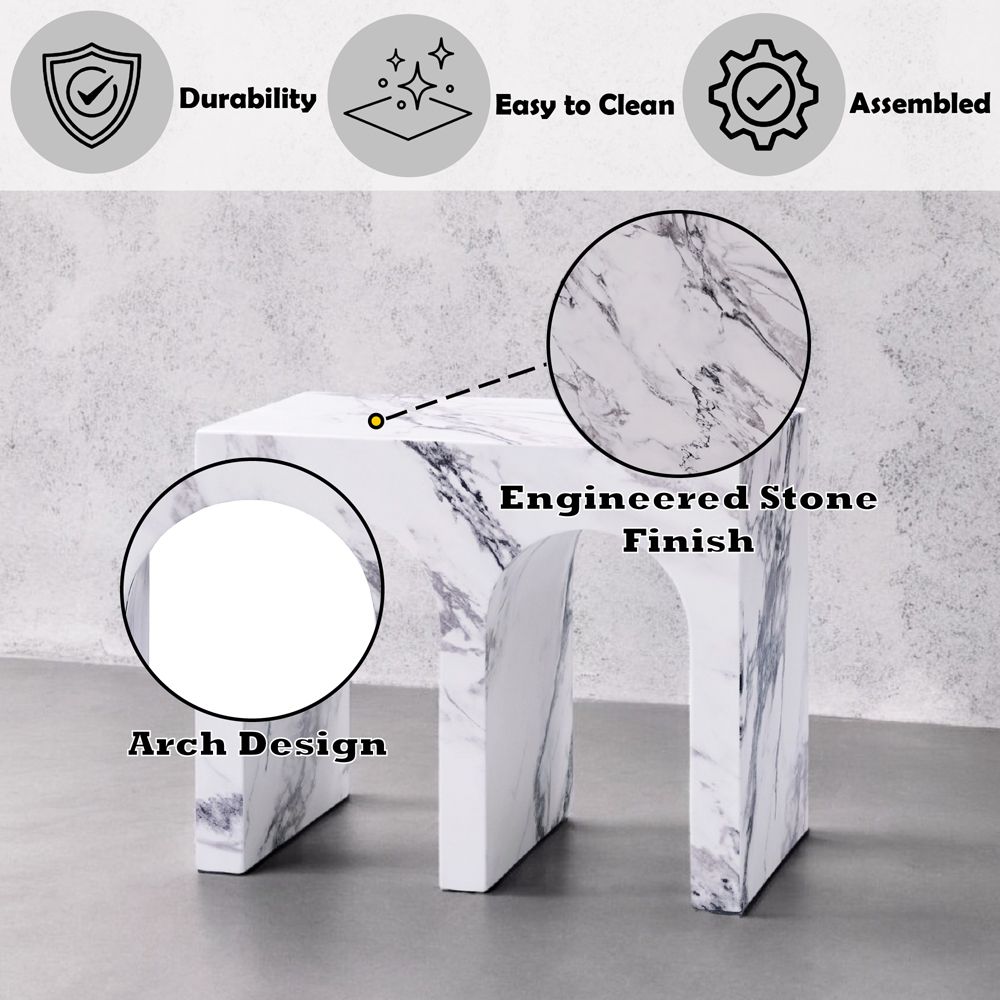 Fritzy End Table – features callout