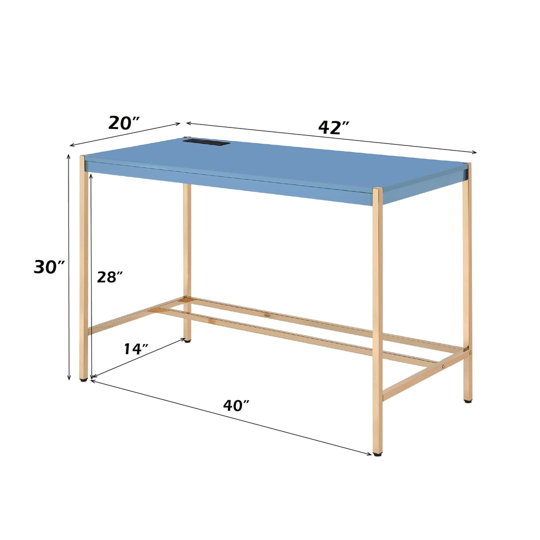 Midriaks Writing Desk W/USB – dimensions diagram