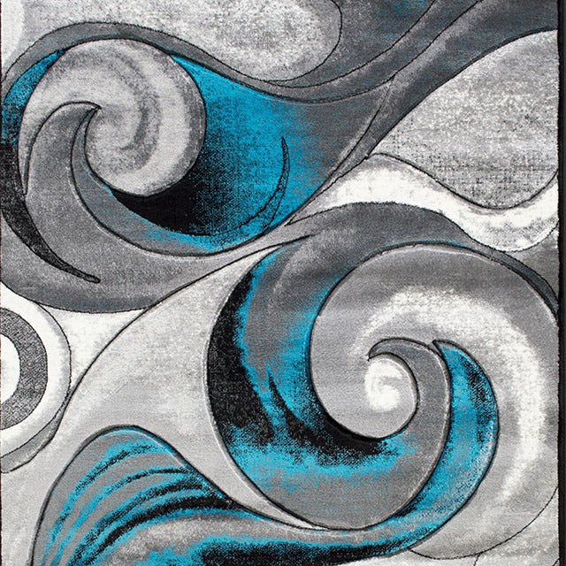 Niksar Area Rug, Turquoise