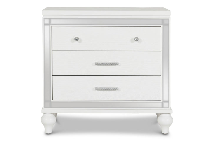 Valentino Nightstand-White