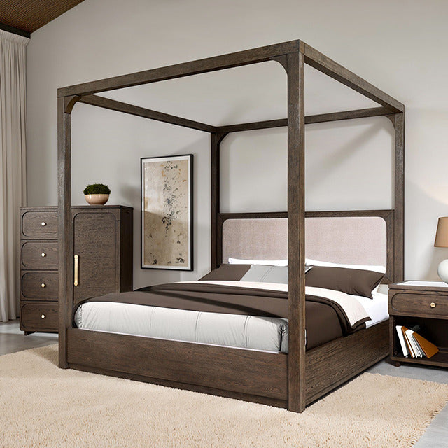 Vellara Bed, Dark Walnut