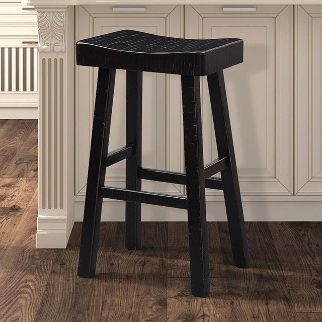 Biasca 29" Stool, Black