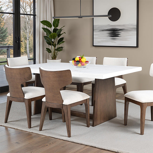Caerwys Dining Table, Brown