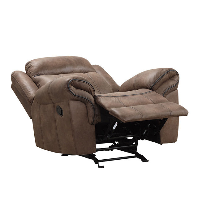 Agata Glider Recliner, Brown - view 2