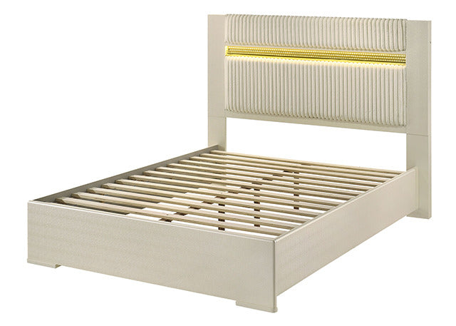 Lucida Bed, Beige
