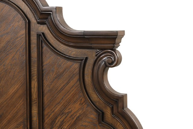 Leovanni Bed, Dark Brown - view 3