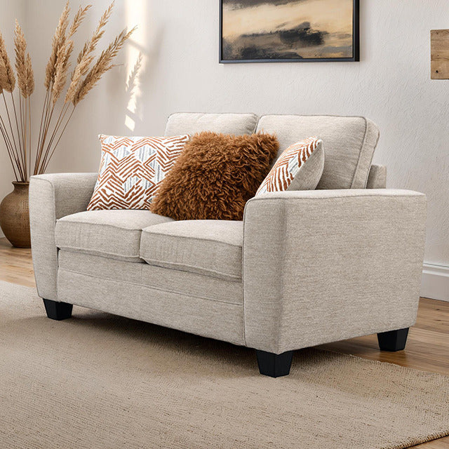 Enea Loveseat, Taupe - view 5