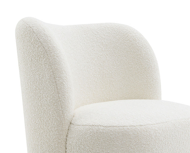 Karey Accent Chair, White - view 2
