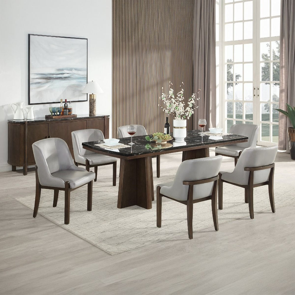 Estella Dining Table with Marble Top