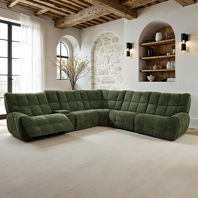 Southwold Power Sectional, Jade Green - view 4