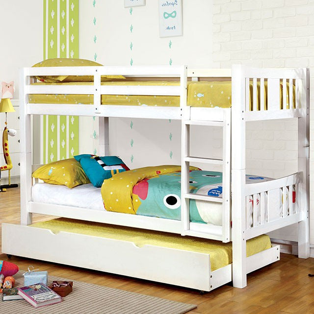 Cameron Twin/Twin Bunk Bed, White