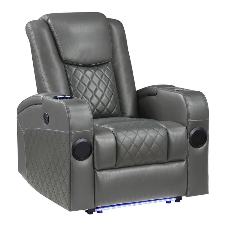 Alair Power Motion Recliner W/Bluetooth, Wireless Charger &amp; Cupholder – view 2