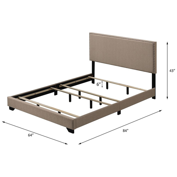 Leandros Queen Bed – line drawing