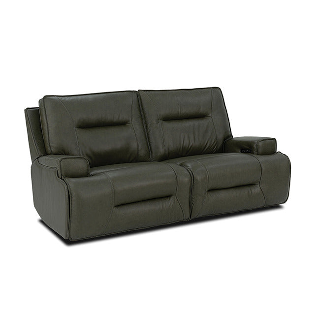 Dallas Oversized Power Sofa, Dark Olive Green - view 2