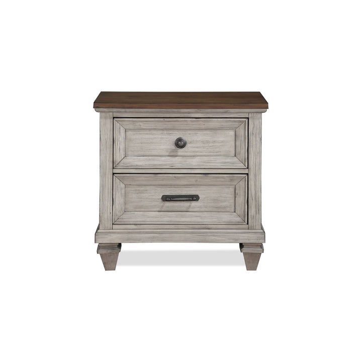 Mariana Nightstand W/usb-Vintage Creme
