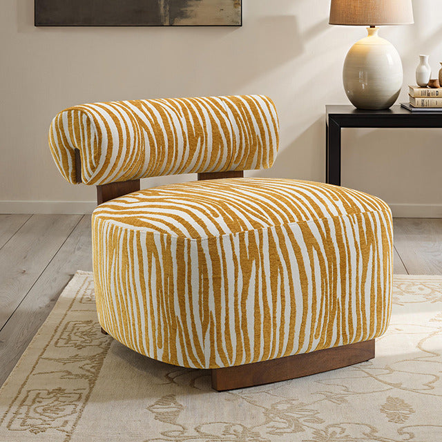 Niobe Accent Chair, Yellow - view 6