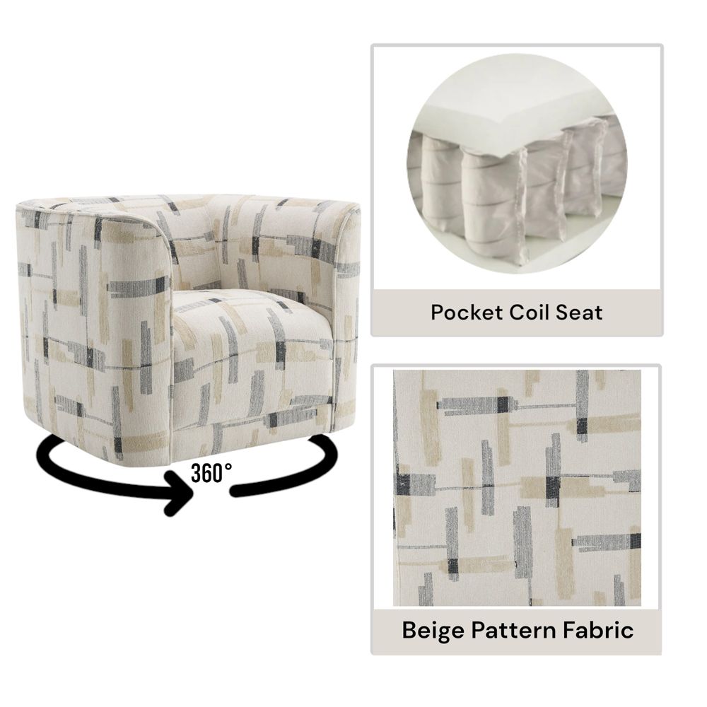Darya Chair w/Swivel – features callout