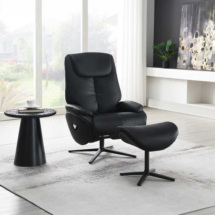 Labonita Motion Accent Chair W/Swivel &amp; Ottoman